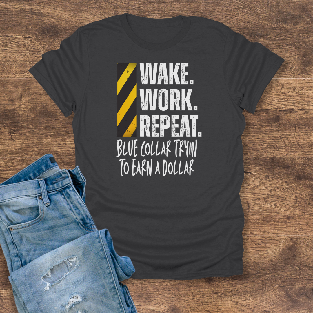 Blue Collar Hustle Tee