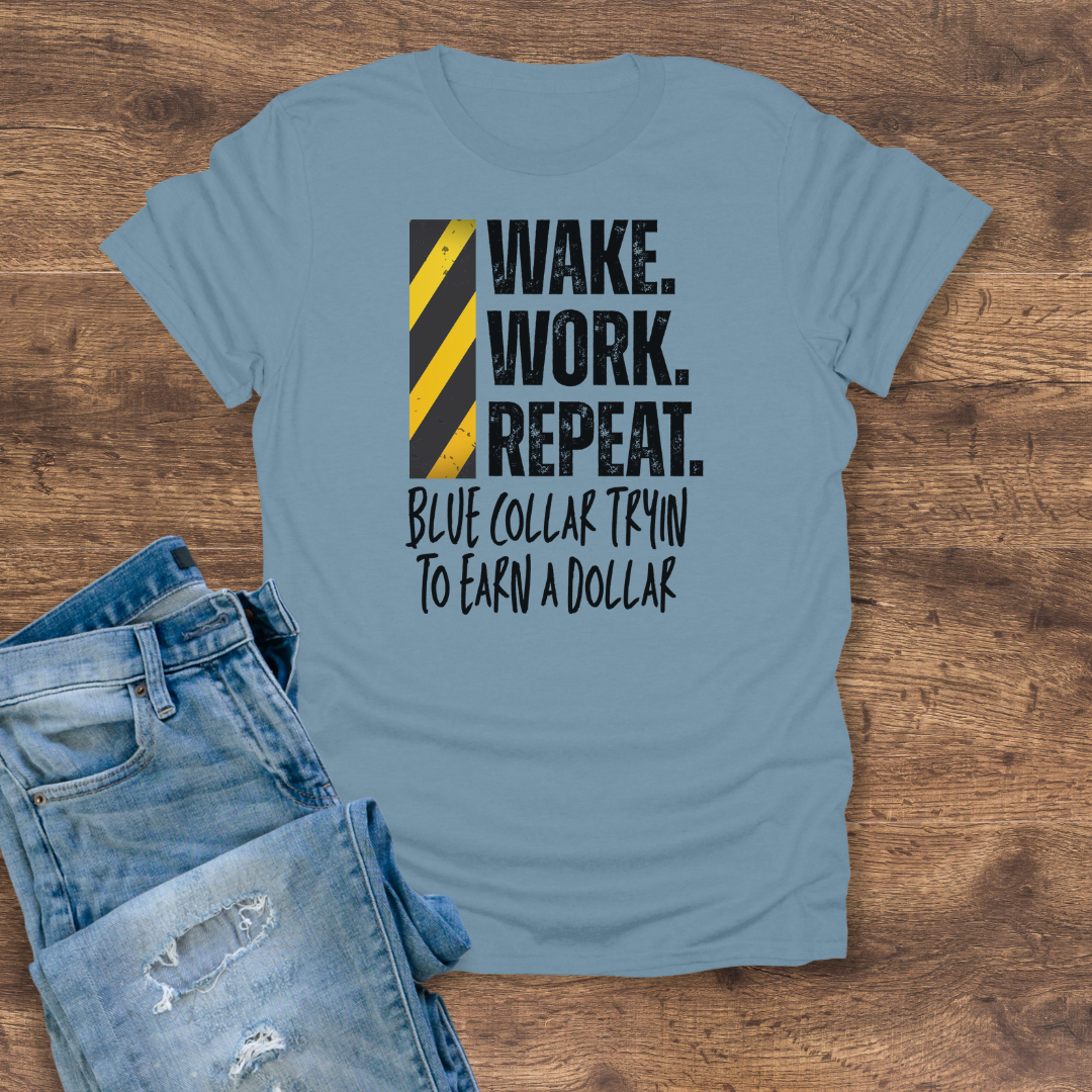Blue Collar Hustle Tee
