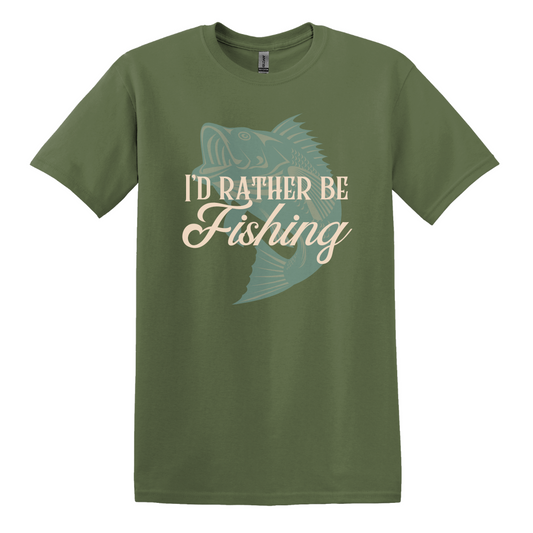 I'd Rather Be Fishing Tee