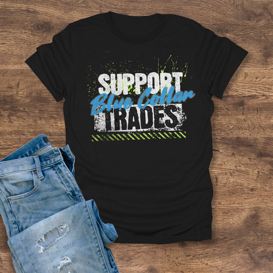 Support Blue Collar Trades Tee (Surge)