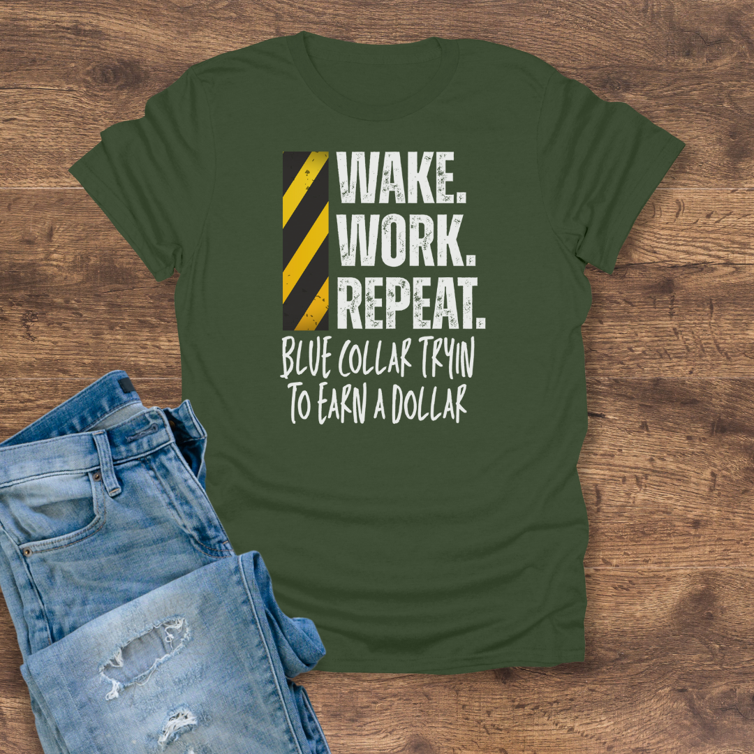 Blue Collar Hustle Tee