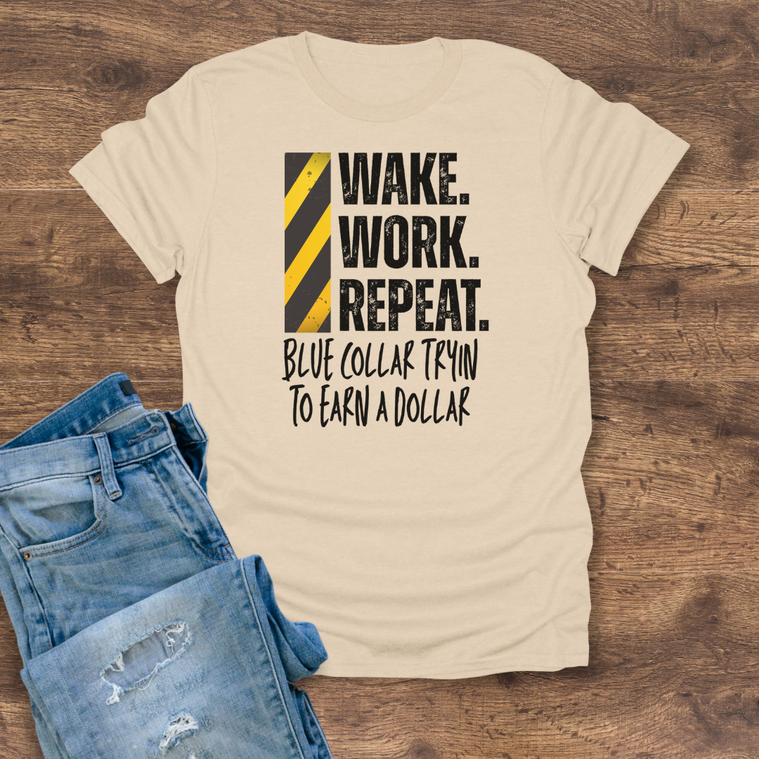 Blue Collar Hustle Tee