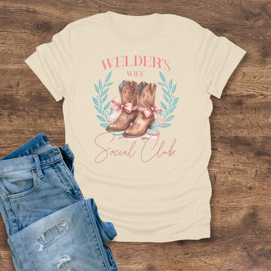Welder's Wife Social Club Women's Tee
