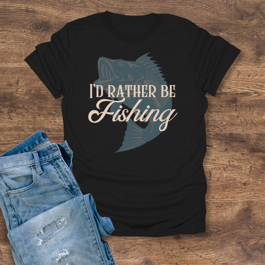 I'd Rather Be Fishing Tee